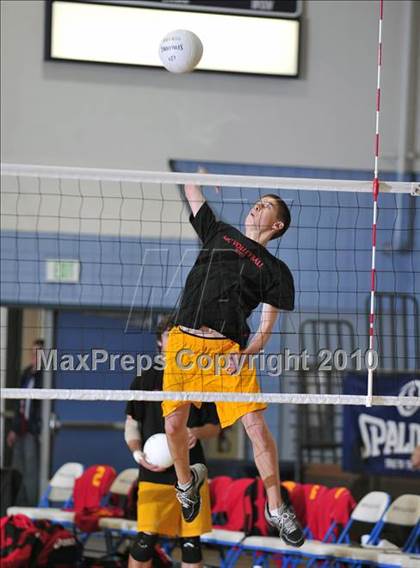 Thumbnail 2 in Mt. Carmel vs. Mira Costa (CIF SoCal D2 Volleyball Final) photogallery.