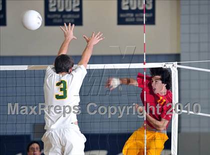 Thumbnail 3 in Mt. Carmel vs. Mira Costa (CIF SoCal D2 Volleyball Final) photogallery.