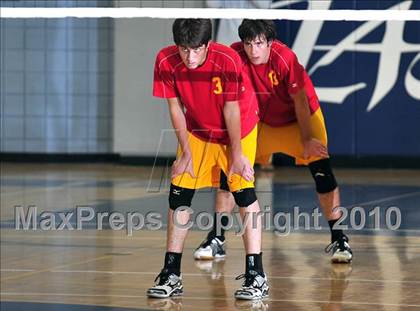 Thumbnail 3 in Mt. Carmel vs. Mira Costa (CIF SoCal D2 Volleyball Final) photogallery.