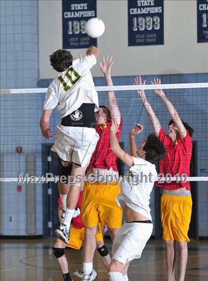 Thumbnail 2 in Mt. Carmel vs. Mira Costa (CIF SoCal D2 Volleyball Final) photogallery.