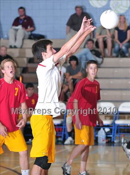 Thumbnail 3 in Mt. Carmel vs. Mira Costa (CIF SoCal D2 Volleyball Final) photogallery.