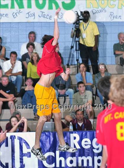 Thumbnail 1 in Mt. Carmel vs. Mira Costa (CIF SoCal D2 Volleyball Final) photogallery.