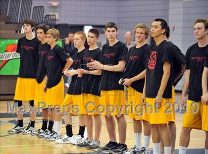 Thumbnail 3 in Mt. Carmel vs. Mira Costa (CIF SoCal D2 Volleyball Final) photogallery.