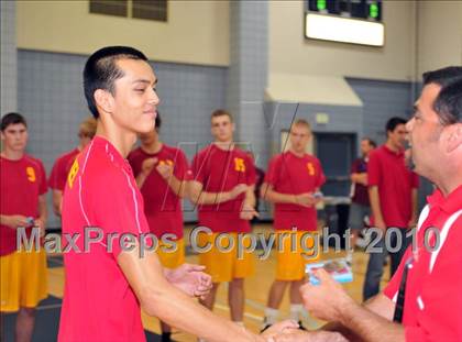 Thumbnail 3 in Mt. Carmel vs. Mira Costa (CIF SoCal D2 Volleyball Final) photogallery.