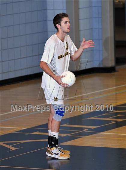 Thumbnail 2 in Mt. Carmel vs. Mira Costa (CIF SoCal D2 Volleyball Final) photogallery.