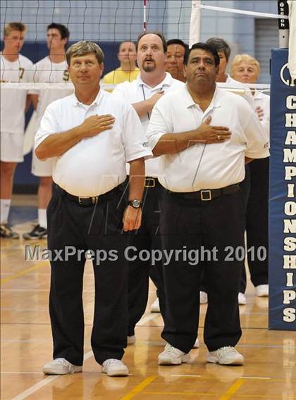 Thumbnail 3 in Mt. Carmel vs. Mira Costa (CIF SoCal D2 Volleyball Final) photogallery.
