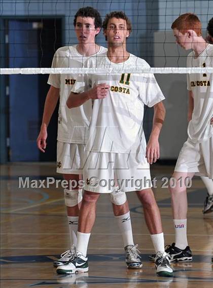 Thumbnail 3 in Mt. Carmel vs. Mira Costa (CIF SoCal D2 Volleyball Final) photogallery.