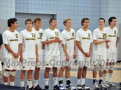 Thumbnail 2 in Mt. Carmel vs. Mira Costa (CIF SoCal D2 Volleyball Final) photogallery.