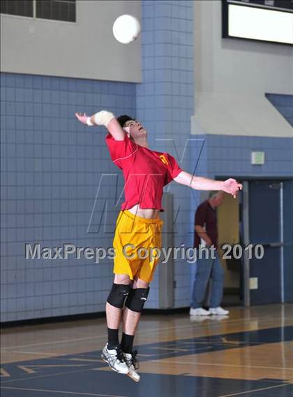 Thumbnail 1 in Mt. Carmel vs. Mira Costa (CIF SoCal D2 Volleyball Final) photogallery.