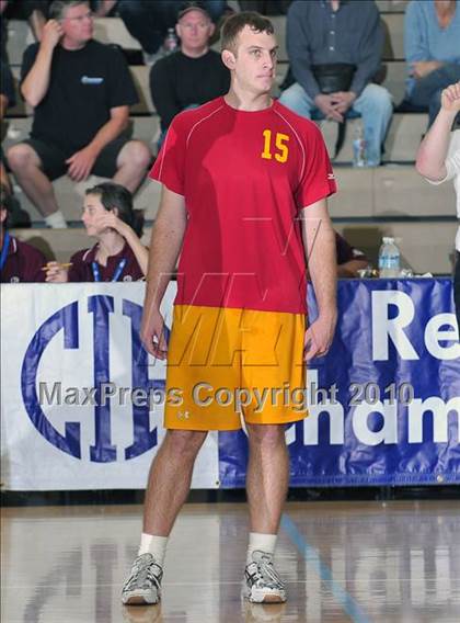 Thumbnail 1 in Mt. Carmel vs. Mira Costa (CIF SoCal D2 Volleyball Final) photogallery.