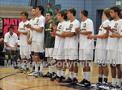 Thumbnail 1 in Mt. Carmel vs. Mira Costa (CIF SoCal D2 Volleyball Final) photogallery.