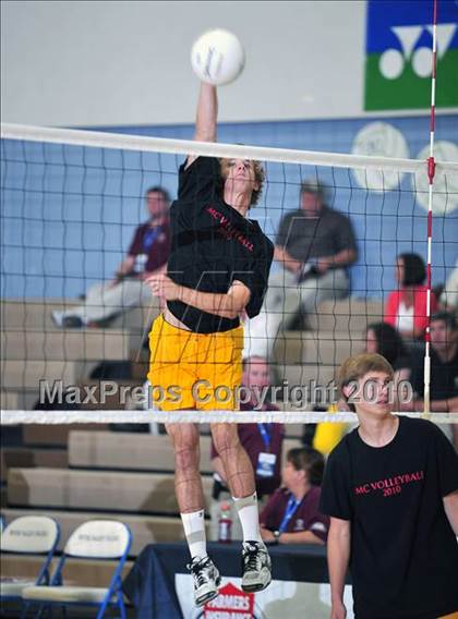 Thumbnail 3 in Mt. Carmel vs. Mira Costa (CIF SoCal D2 Volleyball Final) photogallery.