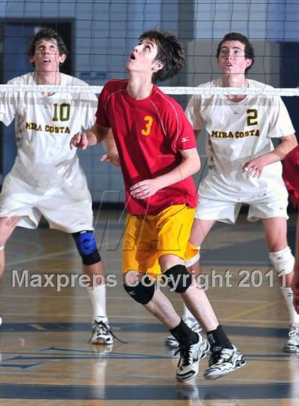 Thumbnail 3 in Mt. Carmel vs. Mira Costa (CIF SoCal D2 Volleyball Final) photogallery.