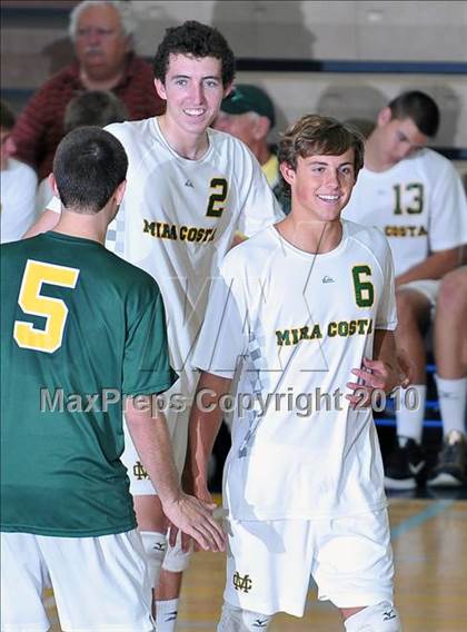 Thumbnail 1 in Mt. Carmel vs. Mira Costa (CIF SoCal D2 Volleyball Final) photogallery.