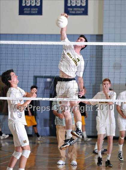 Thumbnail 3 in Mt. Carmel vs. Mira Costa (CIF SoCal D2 Volleyball Final) photogallery.