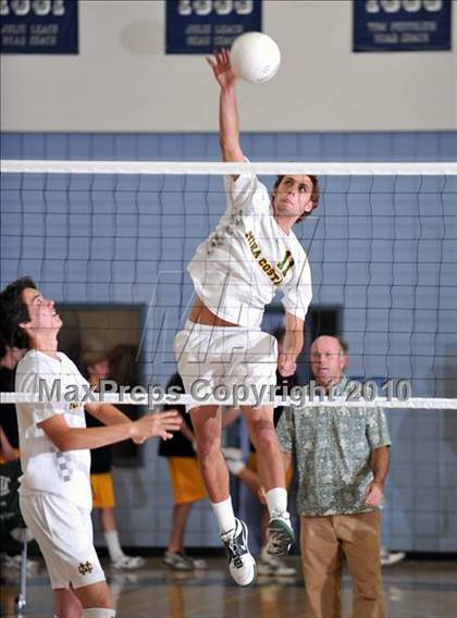 Thumbnail 2 in Mt. Carmel vs. Mira Costa (CIF SoCal D2 Volleyball Final) photogallery.