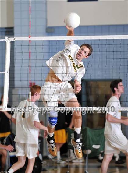 Thumbnail 2 in Mt. Carmel vs. Mira Costa (CIF SoCal D2 Volleyball Final) photogallery.