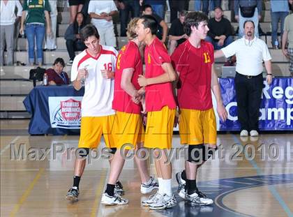 Thumbnail 3 in Mt. Carmel vs. Mira Costa (CIF SoCal D2 Volleyball Final) photogallery.