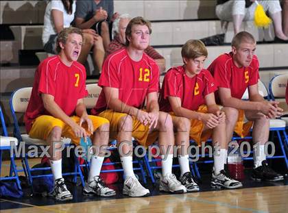 Thumbnail 1 in Mt. Carmel vs. Mira Costa (CIF SoCal D2 Volleyball Final) photogallery.
