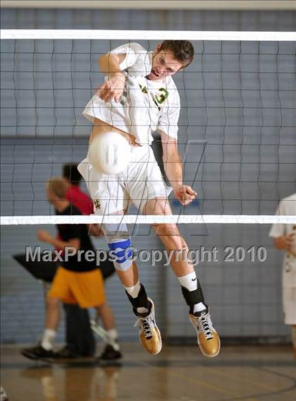 Thumbnail 1 in Mt. Carmel vs. Mira Costa (CIF SoCal D2 Volleyball Final) photogallery.