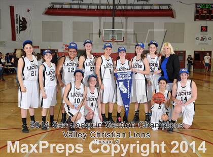 Thumbnail 3 in Turlock Christian vs. Valley Christian (CIF SJS D6 Final) photogallery.