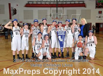 Thumbnail 2 in Turlock Christian vs. Valley Christian (CIF SJS D6 Final) photogallery.