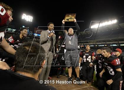 Thumbnail 3 in St. John Bosco vs. Centennial (CIF SS Pac-5 Division Final) photogallery.