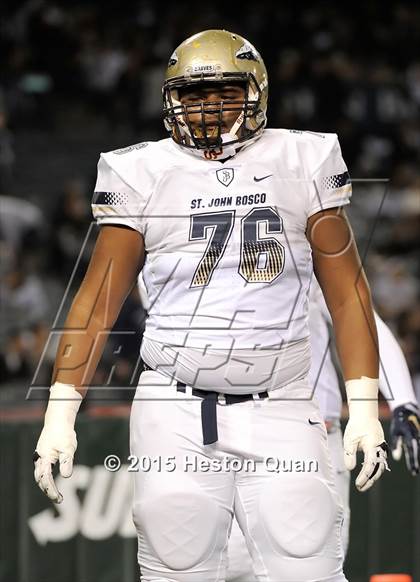 Thumbnail 3 in St. John Bosco vs. Centennial (CIF SS Pac-5 Division Final) photogallery.