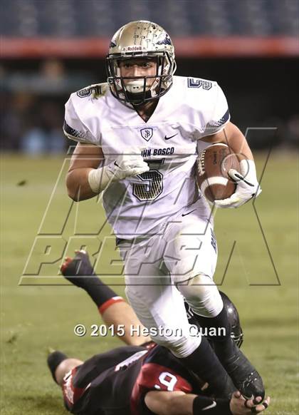 Thumbnail 1 in St. John Bosco vs. Centennial (CIF SS Pac-5 Division Final) photogallery.