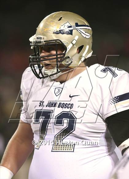 Thumbnail 3 in St. John Bosco vs. Centennial (CIF SS Pac-5 Division Final) photogallery.