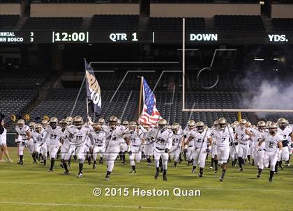 Thumbnail 1 in St. John Bosco vs. Centennial (CIF SS Pac-5 Division Final) photogallery.