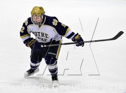 Thumbnail 2 in Darien vs. Notre Dame, Fairfield (CIAC DI Semifinal) photogallery.