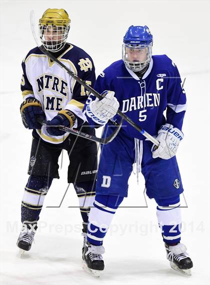 Thumbnail 3 in Darien vs. Notre Dame, Fairfield (CIAC DI Semifinal) photogallery.