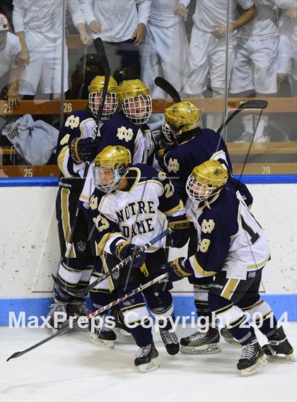 Thumbnail 2 in Darien vs. Notre Dame, Fairfield (CIAC DI Semifinal) photogallery.