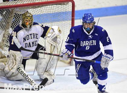 Thumbnail 2 in Darien vs. Notre Dame, Fairfield (CIAC DI Semifinal) photogallery.