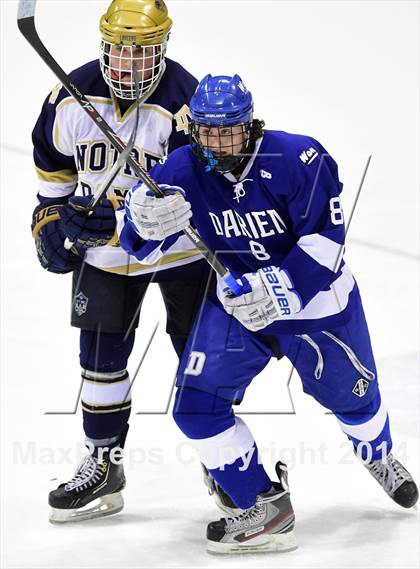 Thumbnail 3 in Darien vs. Notre Dame, Fairfield (CIAC DI Semifinal) photogallery.