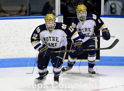 Thumbnail 2 in Darien vs. Notre Dame, Fairfield (CIAC DI Semifinal) photogallery.