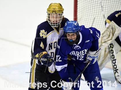 Thumbnail 2 in Darien vs. Notre Dame, Fairfield (CIAC DI Semifinal) photogallery.