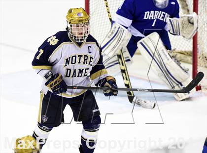 Thumbnail 1 in Darien vs. Notre Dame, Fairfield (CIAC DI Semifinal) photogallery.