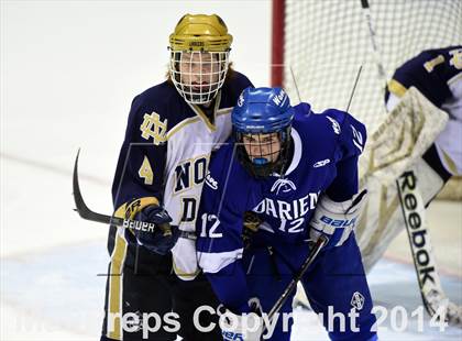 Thumbnail 1 in Darien vs. Notre Dame, Fairfield (CIAC DI Semifinal) photogallery.