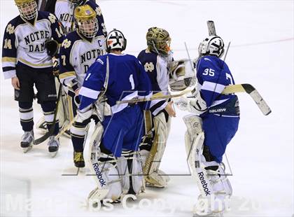 Thumbnail 2 in Darien vs. Notre Dame, Fairfield (CIAC DI Semifinal) photogallery.
