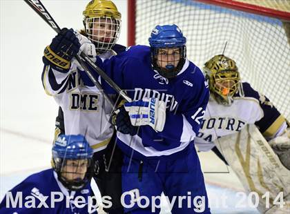 Thumbnail 1 in Darien vs. Notre Dame, Fairfield (CIAC DI Semifinal) photogallery.