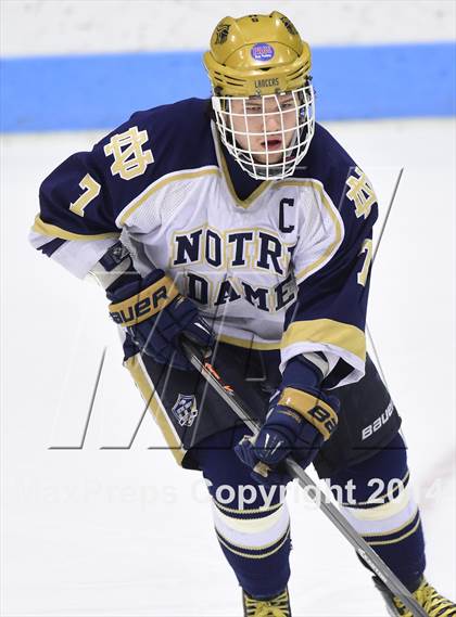 Thumbnail 2 in Darien vs. Notre Dame, Fairfield (CIAC DI Semifinal) photogallery.
