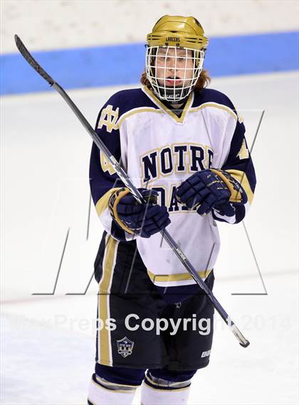 Thumbnail 3 in Darien vs. Notre Dame, Fairfield (CIAC DI Semifinal) photogallery.