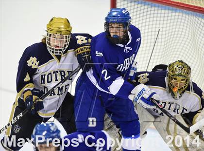 Thumbnail 3 in Darien vs. Notre Dame, Fairfield (CIAC DI Semifinal) photogallery.