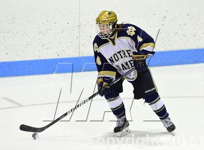 Thumbnail 2 in Darien vs. Notre Dame, Fairfield (CIAC DI Semifinal) photogallery.