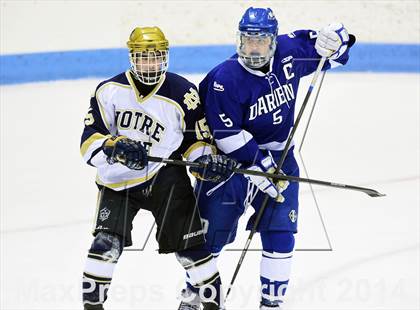 Thumbnail 3 in Darien vs. Notre Dame, Fairfield (CIAC DI Semifinal) photogallery.