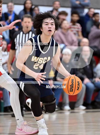 Thumbnail 1 in Western Sierra Collegiate Academy vs. Woodland Christian (CIF SJS D5 Quarter Final)) photogallery.