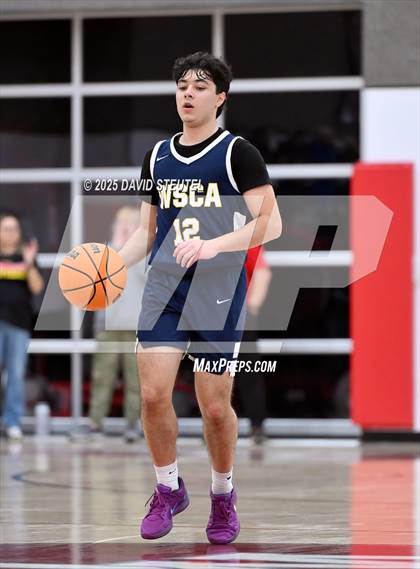 Thumbnail 1 in Western Sierra Collegiate Academy vs. Woodland Christian (CIF SJS D5 Quarter Final)) photogallery.