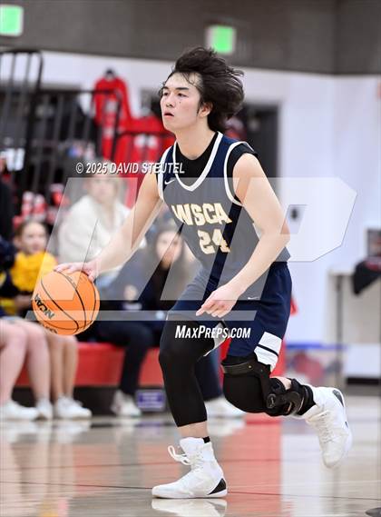 Thumbnail 1 in Western Sierra Collegiate Academy vs. Woodland Christian (CIF SJS D5 Quarter Final)) photogallery.